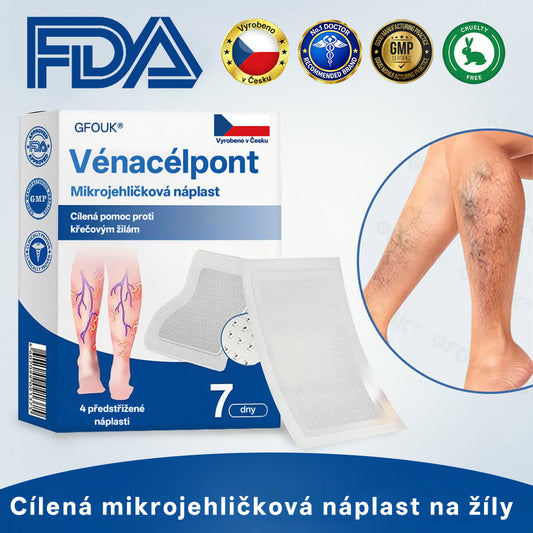 GFOUK® VeinTarget Microneedle Patch |⚡ Okamžitá úleva, dlouhodobé výsledky