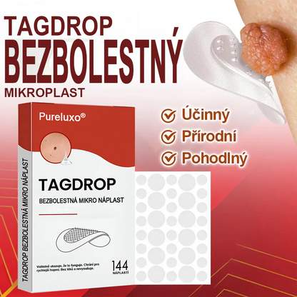 🇨🇿Pureluxo® Mikrovpichová botanická náplast na odstranění kožních výrůstků 🇨🇿 Vyrobeno v Česká republika
