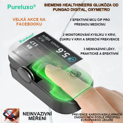 👩‍💼 Pureluxo® další generace inteligentního, multifunkčního, neinvazivního laserového glukometru 👩‍💼 [99,9% přesnost]