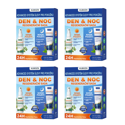 ⭐KUBOZN® Denní a noční regenerační systém pro psoriázu – 100% bez steroidů, dvojité řešení pro úlevu od plaků, šupinatění a svědění