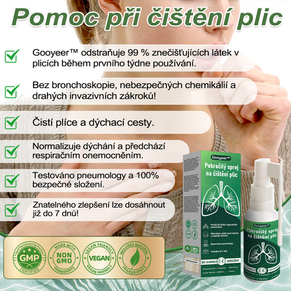 ✅𝐆𝐨𝐨𝐲𝐞𝐞𝐫™ Pokročilý sprej na čištění plic -🧑‍⚕️ Podporuje zdraví plic, průdušek a dutin, napomáhá zdraví dýchacího systému a usnadňuje dýchání.