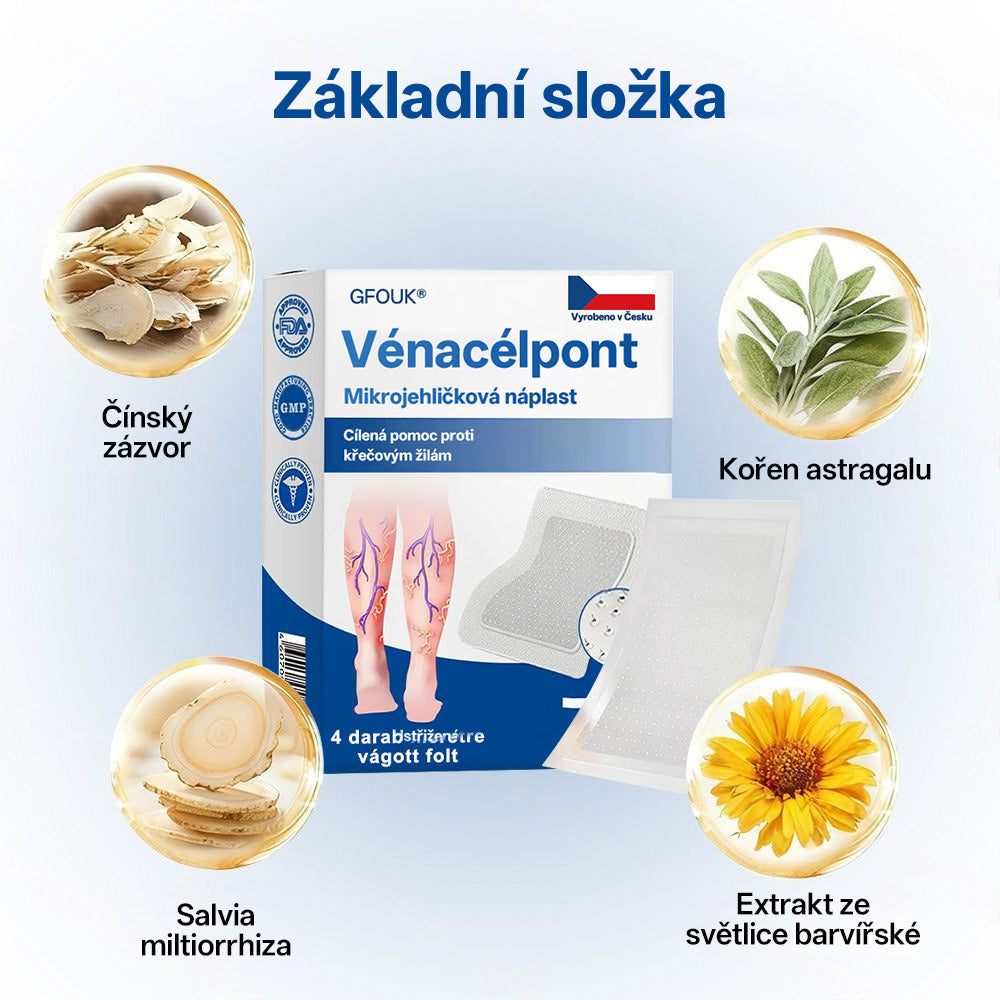 🎁GFOUK® VeinTarget Microneedle Patch |⚡ Okamžitá úleva, dlouhodobé výsledky