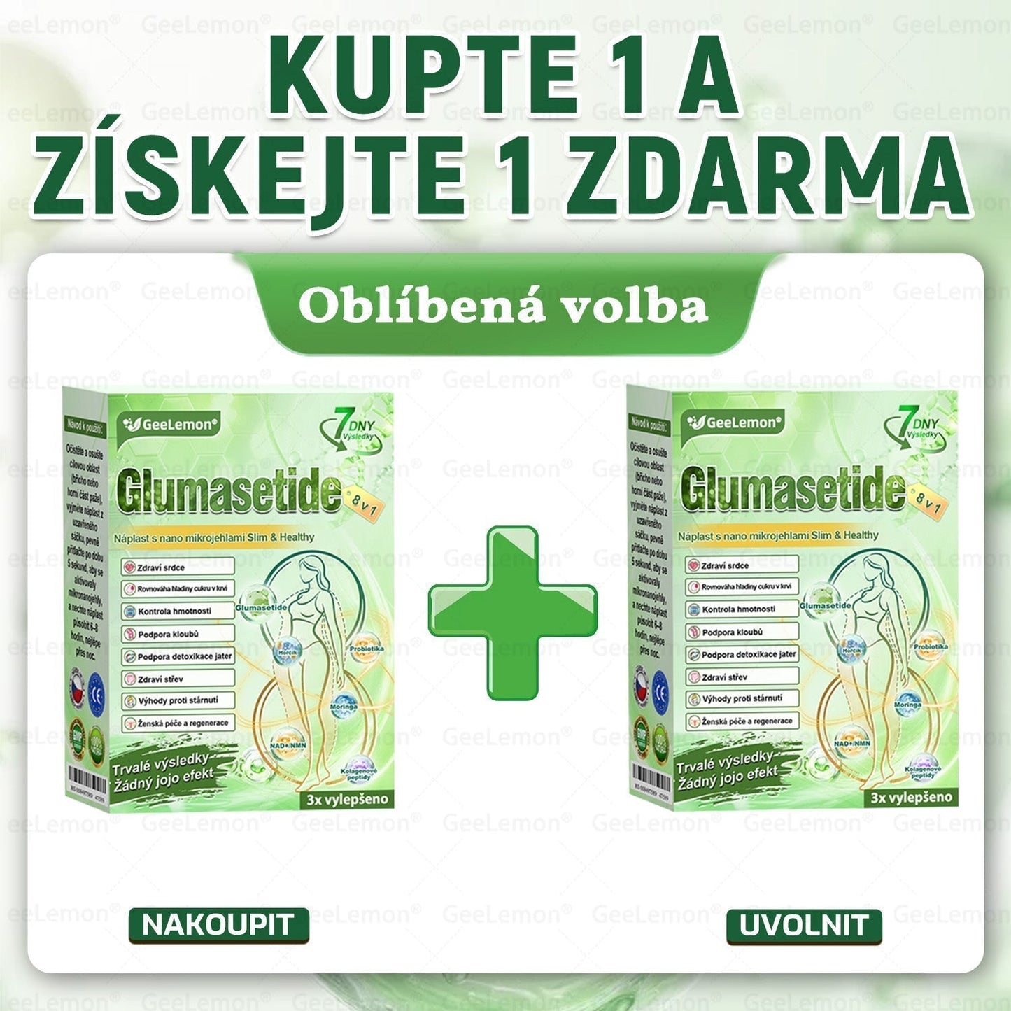 ✅Oficiální český obchod | GeeLemon® 8v1 Nanomikrojehlicové náplasti na formování těla 🇨🇿 Pouze 1 použití denně ✅ Výsledky viditelné již za 7 dní – vhodné pro obezitu, kardiovaskulární zdraví, cukrovku a problémy s klouby