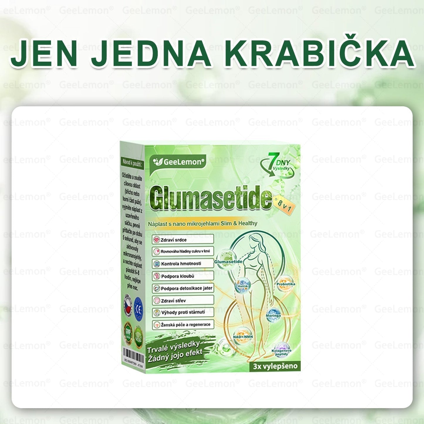 ✅Oficiální český obchod | GeeLemon® 8v1 Nanomikrojehlicové náplasti na formování těla 🇨🇿 Pouze 1 použití denně ✅ Výsledky viditelné již za 7 dní – vhodné pro obezitu, kardiovaskulární zdraví, cukrovku a problémy s klouby