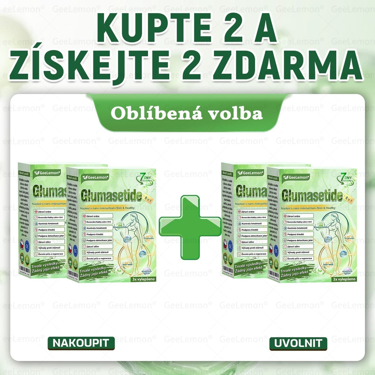 ✅Oficiální český obchod | GeeLemon® 8v1 Nanomikrojehlicové náplasti na formování těla 🇨🇿 Pouze 1 použití denně ✅ Výsledky viditelné již za 7 dní – vhodné pro obezitu, kardiovaskulární zdraví, cukrovku a problémy s klouby